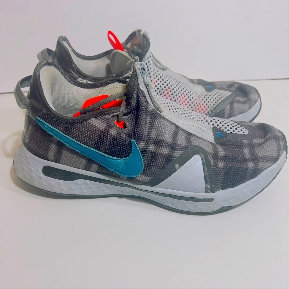 Nike PG 4 Paul George Basketball Plaid Size 12 Men Shoes - Picture 6 of 11